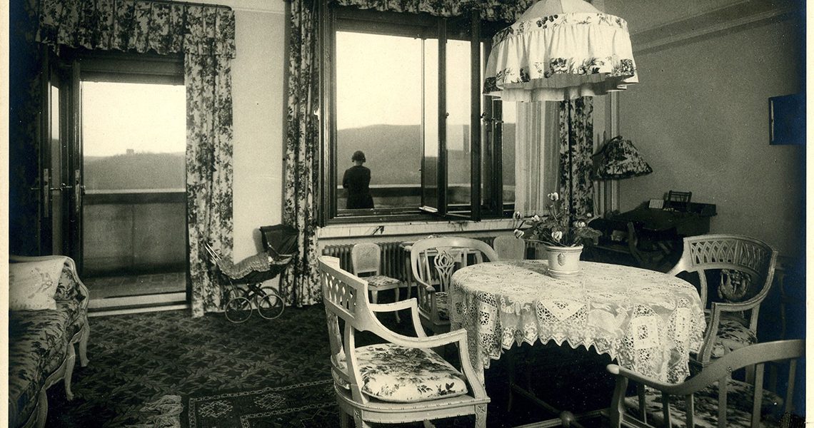 Villa Stiassni Sussis room 1930s