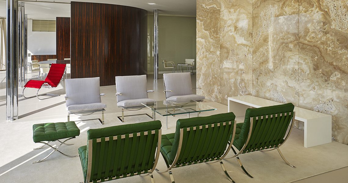 Villa Tugendhat, Main living area