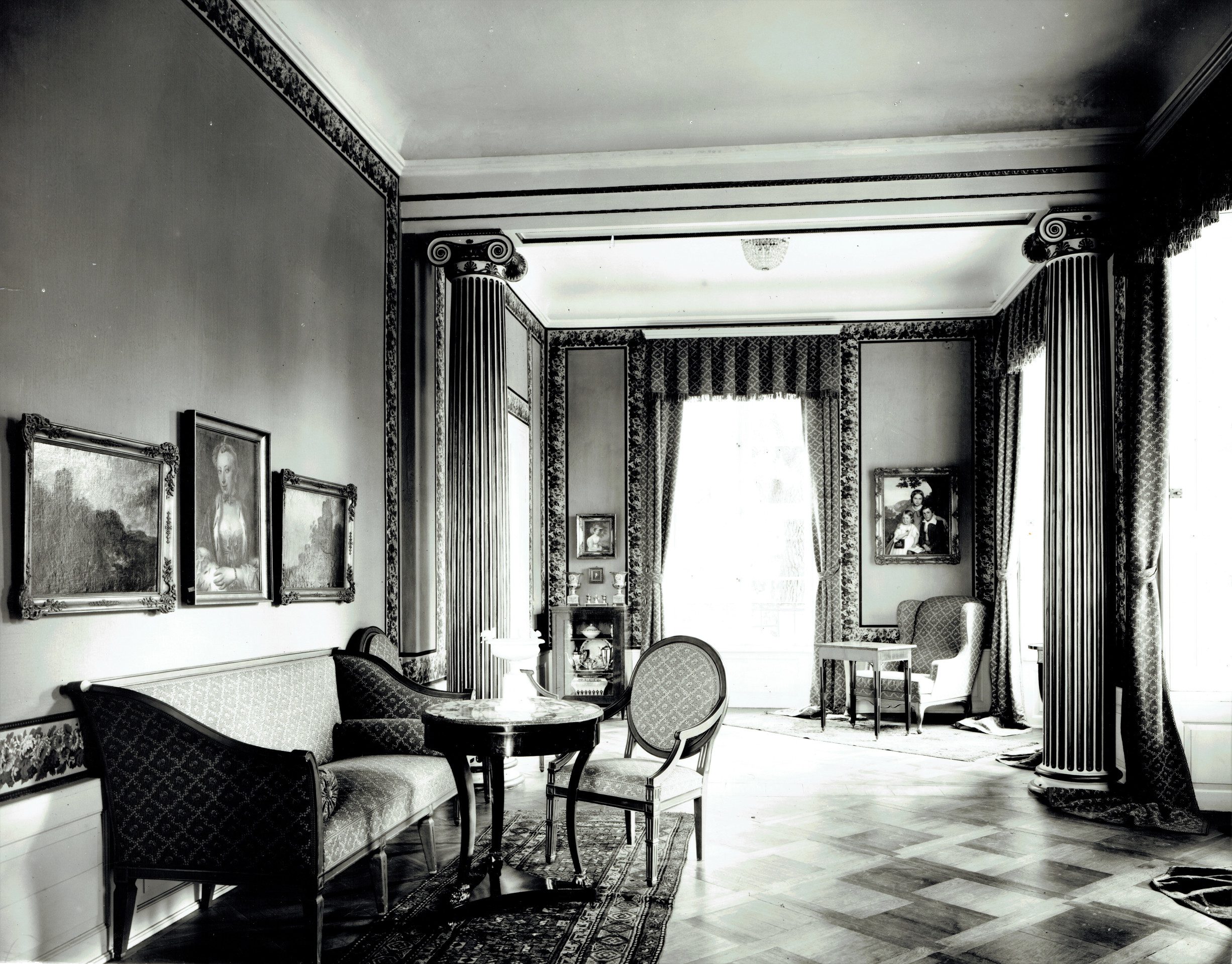 Blauer Salon um 1912